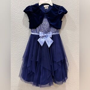 Navy blue formal dress